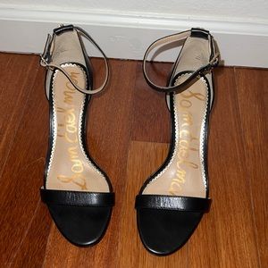 Sam Edelman black strappy heels